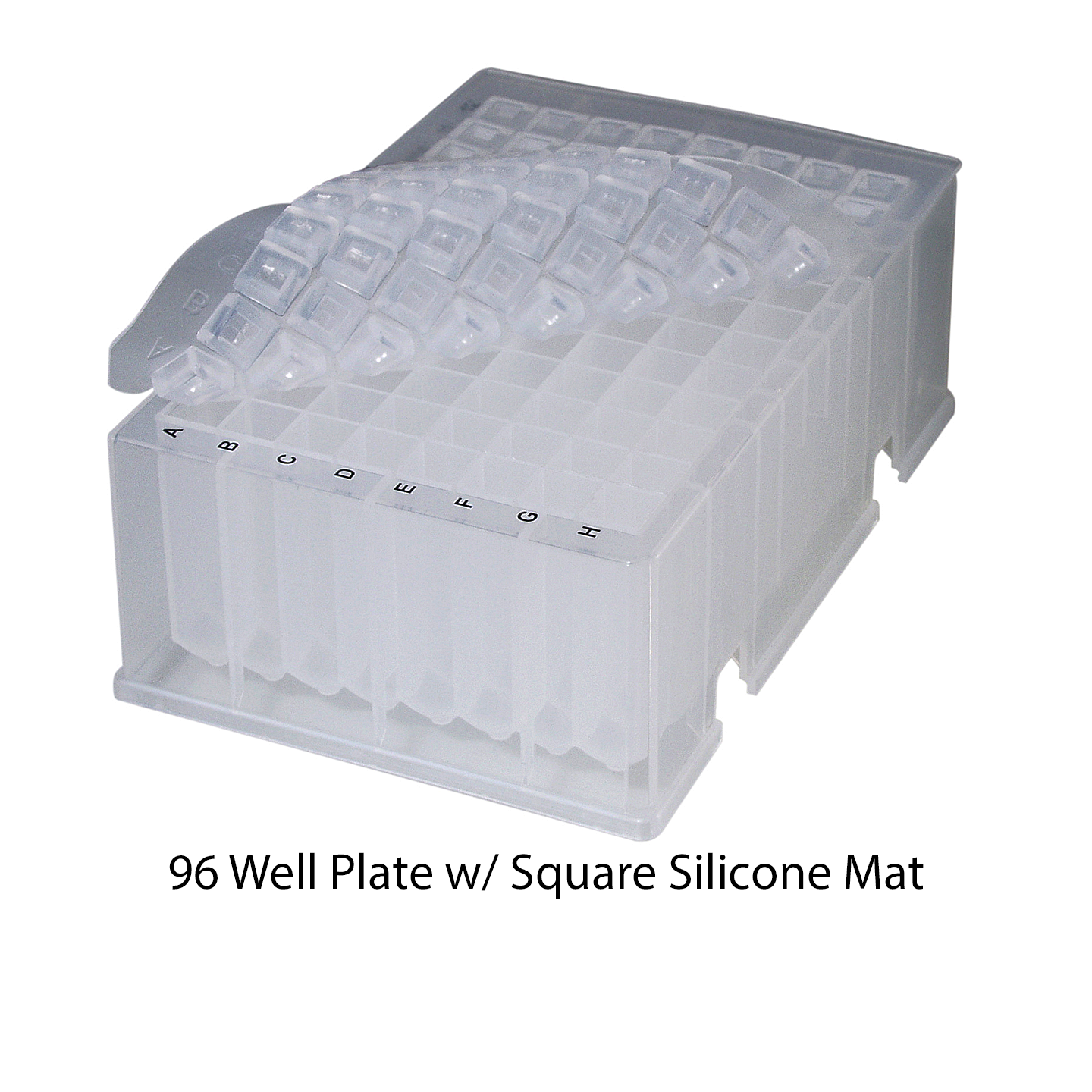 96 well Silicon mat (square wells) 50 mats