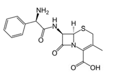 Chemical Structure of Keflex