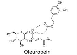 Oleuropein in Olive Leaves Chemical Structure