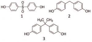 BPA BPS BPF Chemical Structures