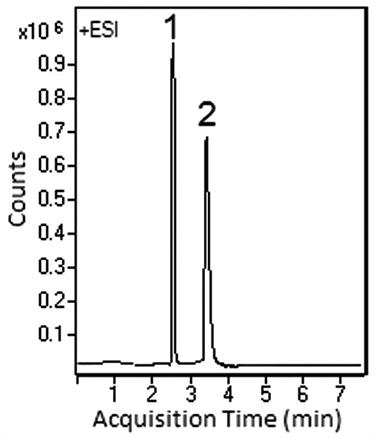 Codeine and Hydrocodone Chromatogram